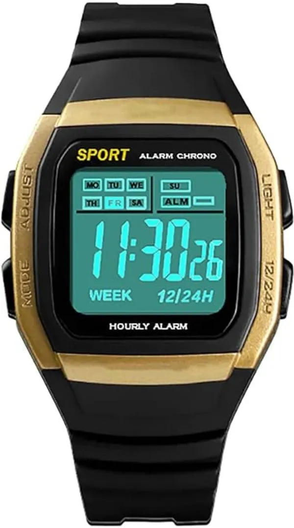 Black_Digital_Rectangle_Shape_Watch_For_Men_&_Women