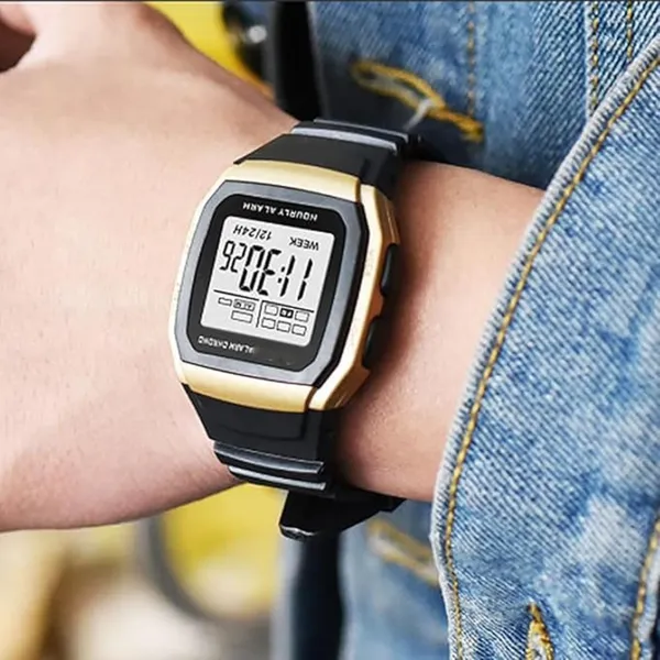 Black_Digital_Rectangle_Shape_Watch_For_Men_&_Women