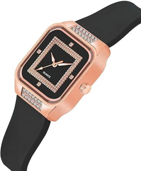 Black_Quartz_Square_Shape_Watch_For_Women