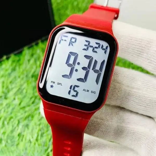 Red_Digital_Rectangle_Shape_Watch_For_Men_&_Women