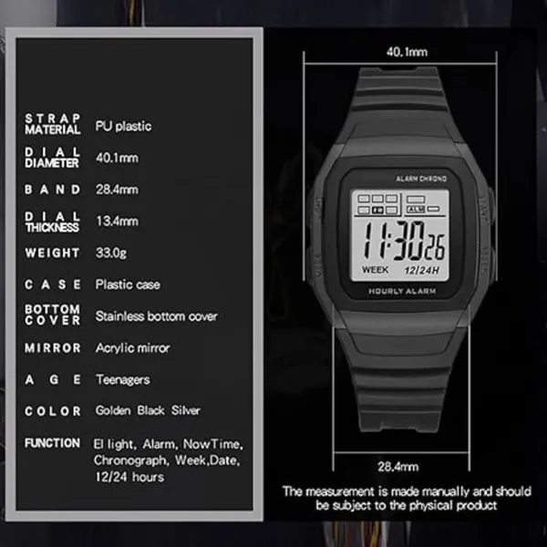 Black_Digital_Square_Shape_Watch_For_Men_&_Women