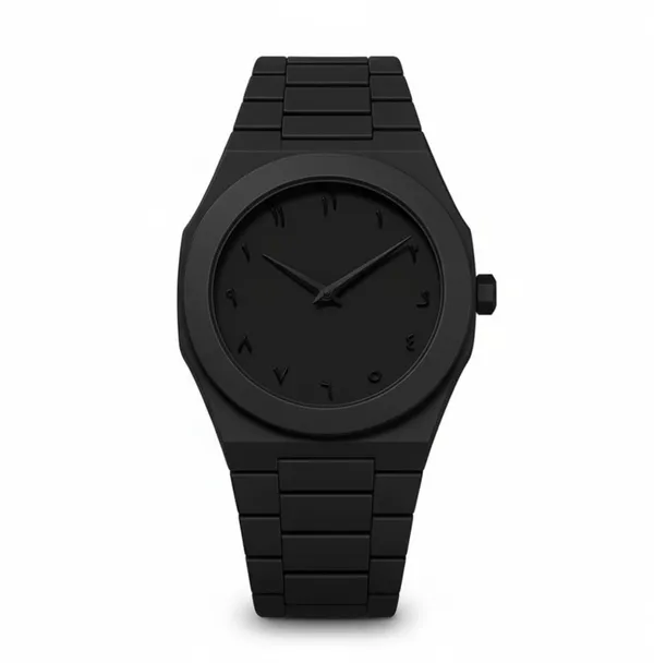 Black_Quartz_Round_Shape_Watch_For_Men