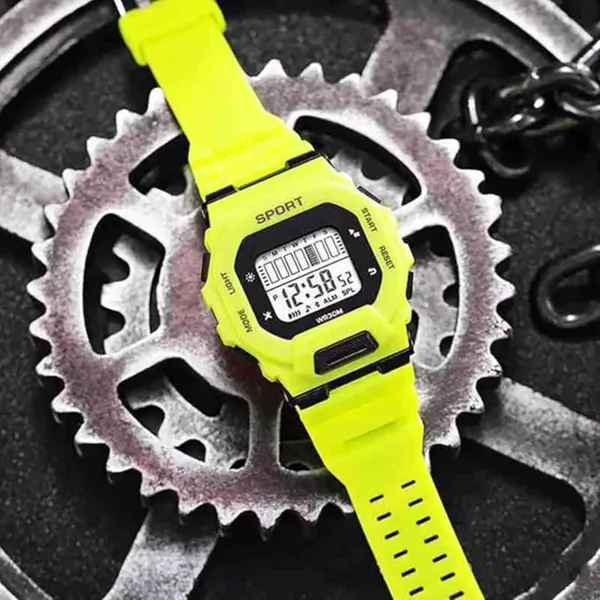 Neon_Yellow_Digital_Rectangle_Shape_Watch_For_Boys_&_Girls