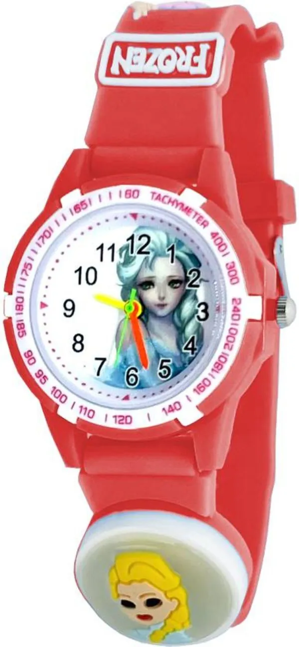 Red_Quartz_Round_Shape_Watch_For_Girls_(Pack_Of_2)