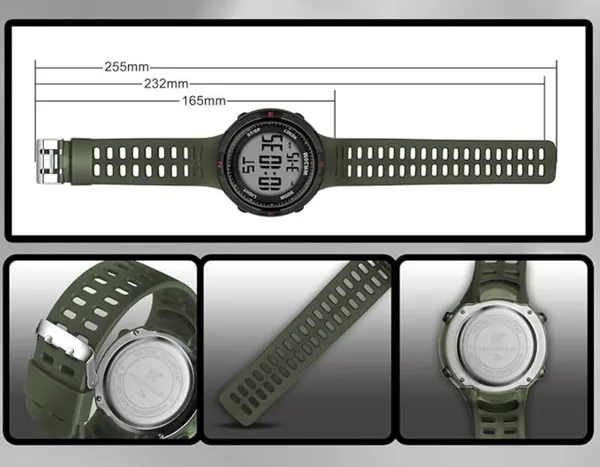 Olive_Green_Digital_Round_Shape_Watch_For_Men