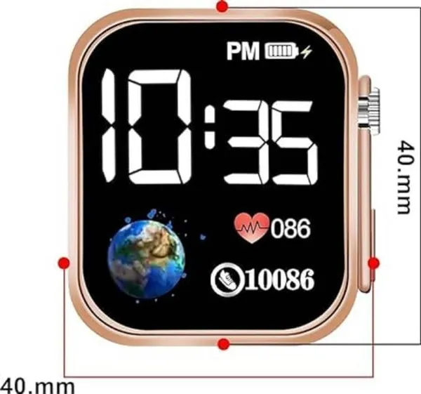 Orange_Digital_Rectangle_Shape_Watch_For_Boys_&_Girls_(Pack_Of_2)