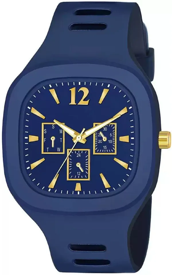 Blue_Quartz_Square_Shape_Watch_For_Men_&_Women_(Pack_Of_2)