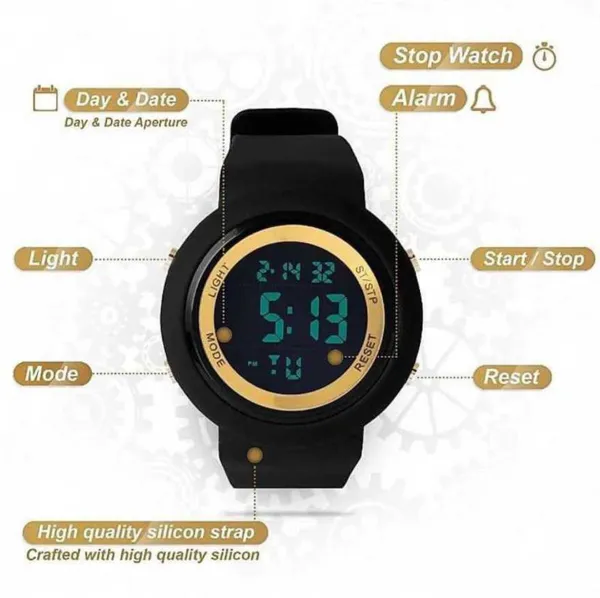 Black_Digital_Round_Shape_Watch_For_Men_&_Women
