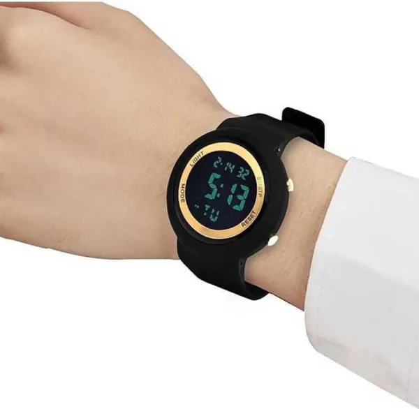 Black_Digital_Round_Shape_Watch_For_Men_&_Women
