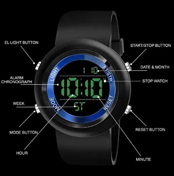 Black_Digital_Round_Shape_Watch_For_Men_&_Women