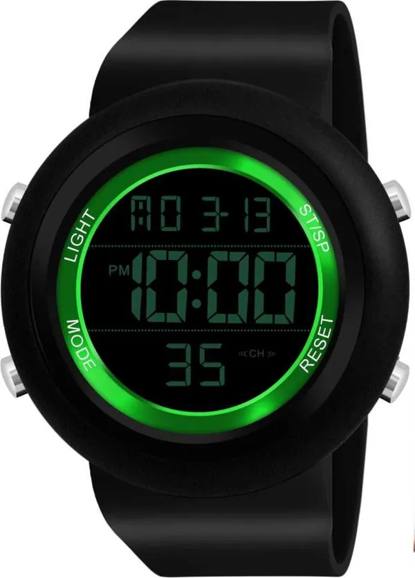 Black_Digital_Round_Shape_Watch_For_Men_&_Women