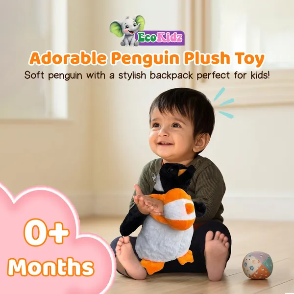 8_inch_Cartoon_Mix_-_Penguine_with_Bag