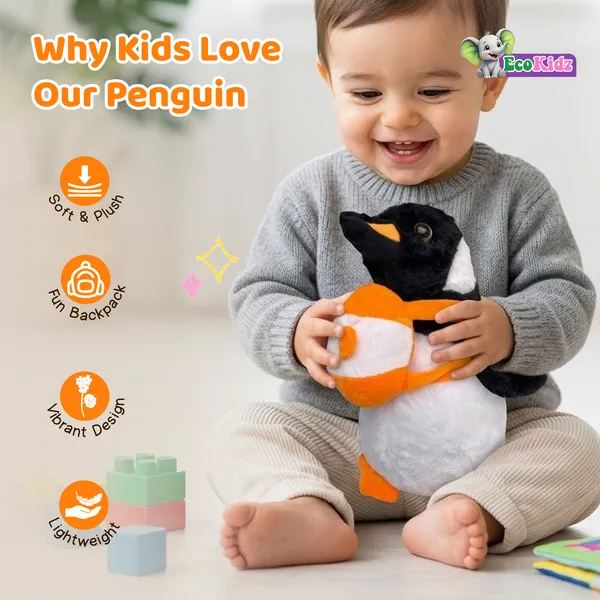 8_inch_Cartoon_Mix_-_Penguine_with_Bag
