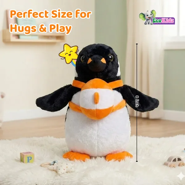 8_inch_Cartoon_Mix_-_Penguine_with_Bag