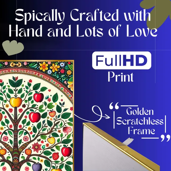 Premium_Canvas_With_Golden_Wooden_Frame_For_Home_And_Office_Pack_Of_4