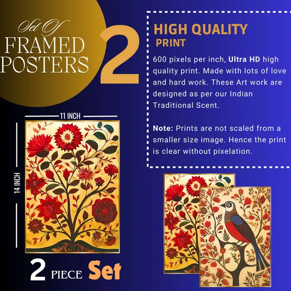 Premium_Canvas_With_Golden_Wooden_Frame_For_Home_And_Office_Pack_Of_2