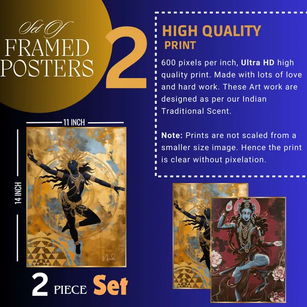 Premium_Canvas_With_Golden_Wooden_Frame_For_Home_And_Office_Pack_Of_2