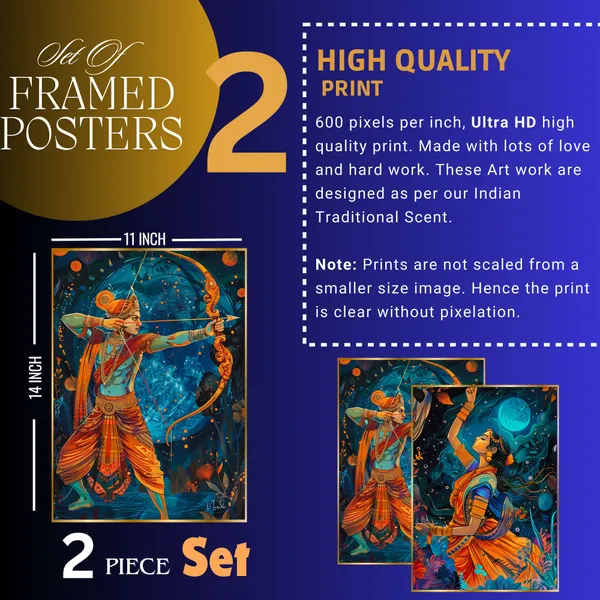 Premium_Canvas_With_Golden_Wooden_Frame_For_Home_And_Office_Pack_Of_2