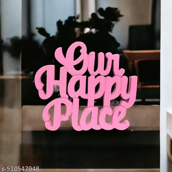 Pink_Engineering_Wood_home_decor_For_Living_Room