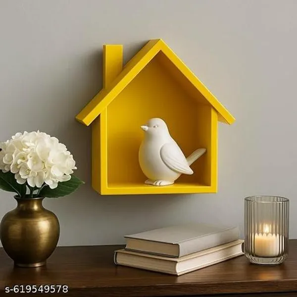 Yellow_Engineering_Wood_home_decor_For_Living_Room