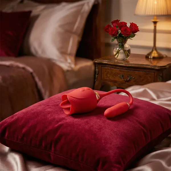 Red_Silicon_Big_Rose_Dual_Wellness_Massager_For_Women
