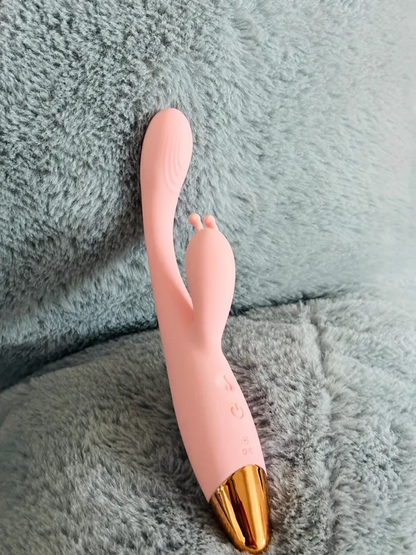 Pink_Silicon_Dual_Motor_Heat_Rabbit_Wellness_Massager_For_Women