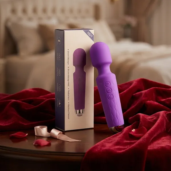 Purple_Silicon_Hot_Wand_Massager_For_Women