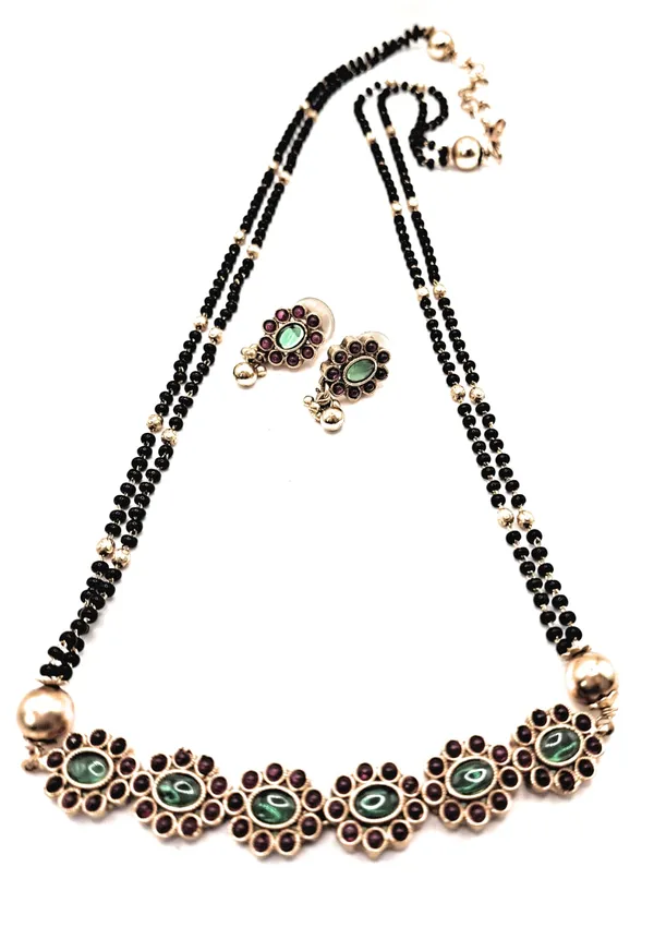 Gold_Polished_Alloy_And_Gold_Plated_And_Artificial_Stones_And_Black_Beads_Premium_Mangalsutra_For_Women