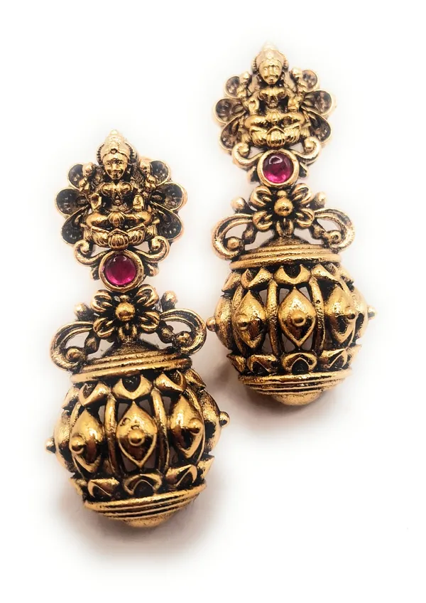 Ruby_Alloy_And_Gold_Plated_Premium_Drop_Earrings_For_Women