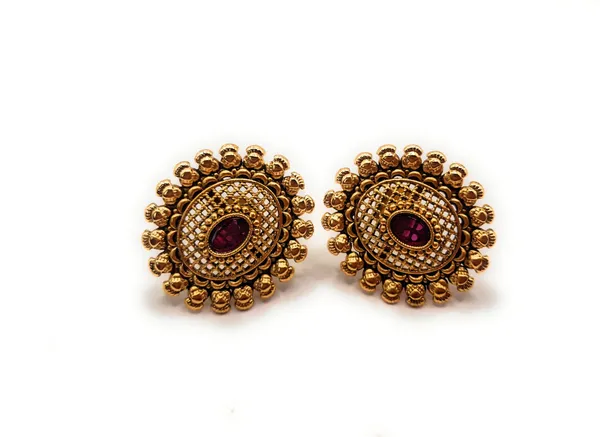 Gold_And_Ruby_Alloy_And_Gold_Plated_And_Artificial_Stones_Premium_Stud_Earrings_For_Women