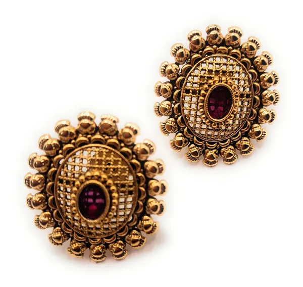 Gold_And_Ruby_Alloy_And_Gold_Plated_And_Artificial_Stones_Premium_Stud_Earrings_For_Women