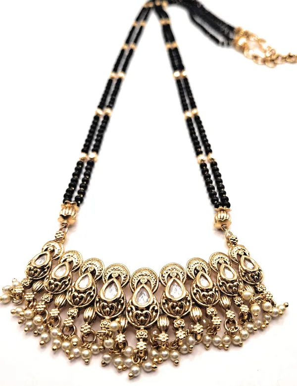 Gold_Polished_Alloy_And_Gold_Plated_And_Artificial_Stones_And_Black_Beads_Premium_Mangalsutra_For_Women