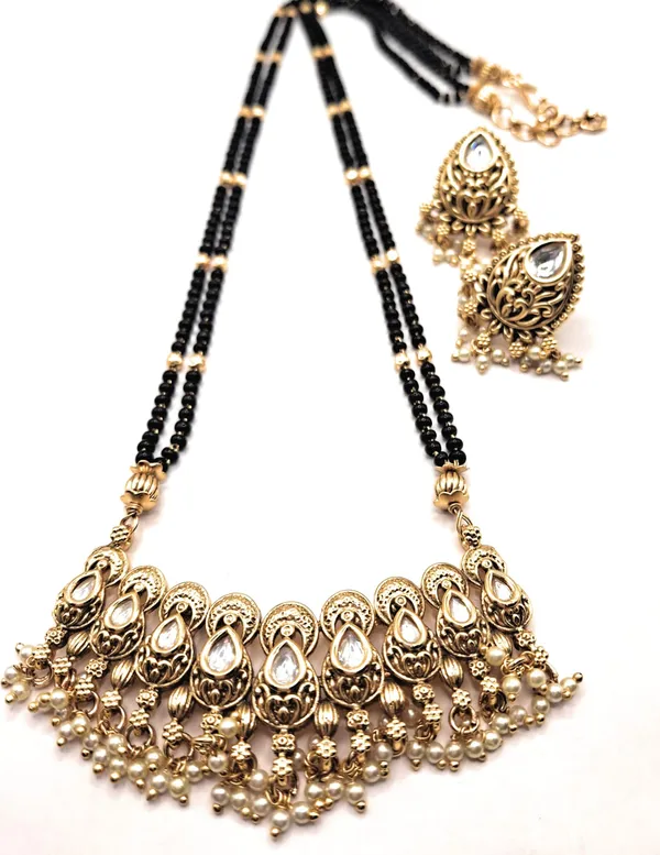 Gold_Polished_Alloy_And_Gold_Plated_And_Artificial_Stones_And_Black_Beads_Premium_Mangalsutra_For_Women