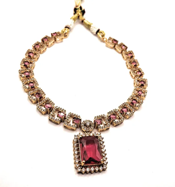 Red_And_Green_And_White_Alloy_And_Gold_Plated_And_Artificial_Stones_Premium_Jewellery_Set_For_Women