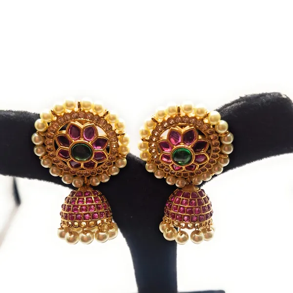 Gold_Polished_Alloy_And_Gold_Plated_And_Pearl_Premium_Jhumka_Earrings_For_Women