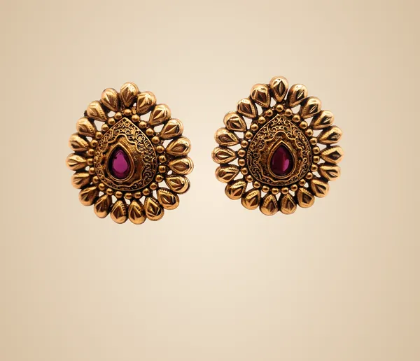 Gold_And_Ruby_Alloy_And_Gold_Plated_And_American_Diamond_Premium_Stud_Earrings_For_Women