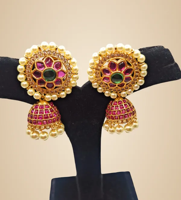 Gold_Polished_Alloy_And_Gold_Plated_And_Pearl_Premium_Jhumka_Earrings_For_Women