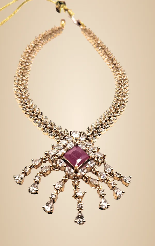 Red_And_Green_And_White_Alloy_And_Gold_Plated_And_Artificial_Stones_Premium_Jewellery_Set_For_Women