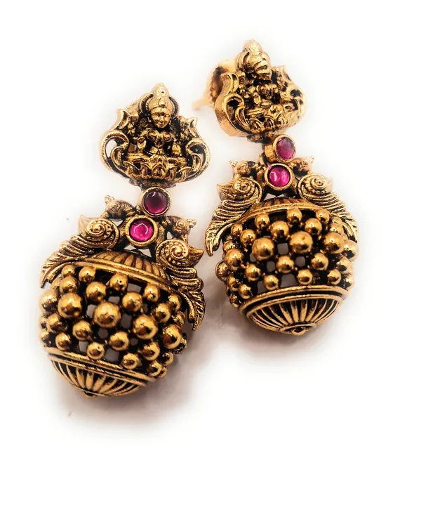 Gold_Alloy_And_Gold_Plated_Premium_Drop_Earrings_For_Women