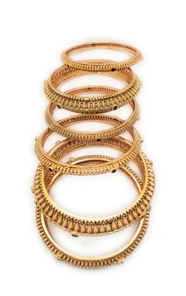 Gold_Polished_Alloy_And_Gold_Plated_And_Artificial_Stones_Premium_Bangle_Set_For_Women