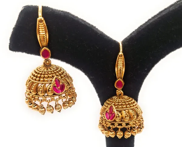 Gold_Polished_Alloy_And_Gold_Plated_Premium_Temple_Jhumka_For_Women