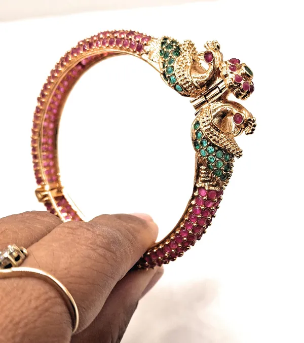 Gold_Polished_Alloy_And_Gold_Plated_And_Artificial_Stones_Premium_Kada_For_Women