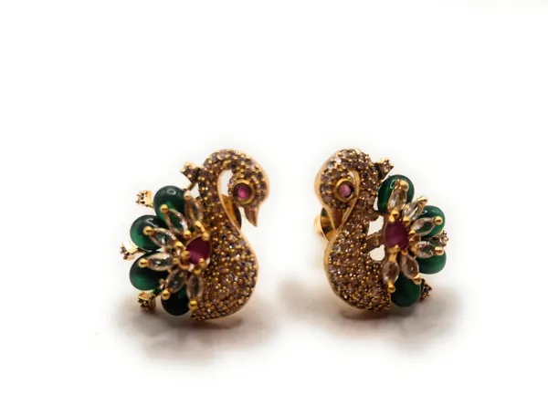 Green_Alloy_And_Gold_Plated_And_Artificial_Stones_Premium_Stud_Earrings_For_Women