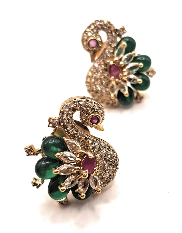 Green_Alloy_And_Gold_Plated_And_Artificial_Stones_Premium_Stud_Earrings_For_Women