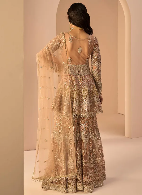 Gold_Cotton_Blend_Premium_Sharara_Set_For_Women