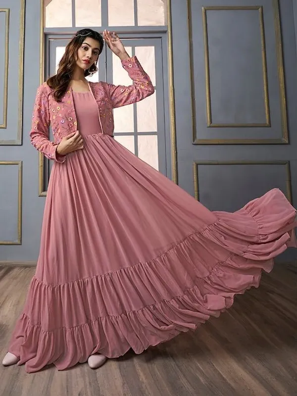 Pink_Cotton_Blend_Premium_Anarkali_Set_For_Women