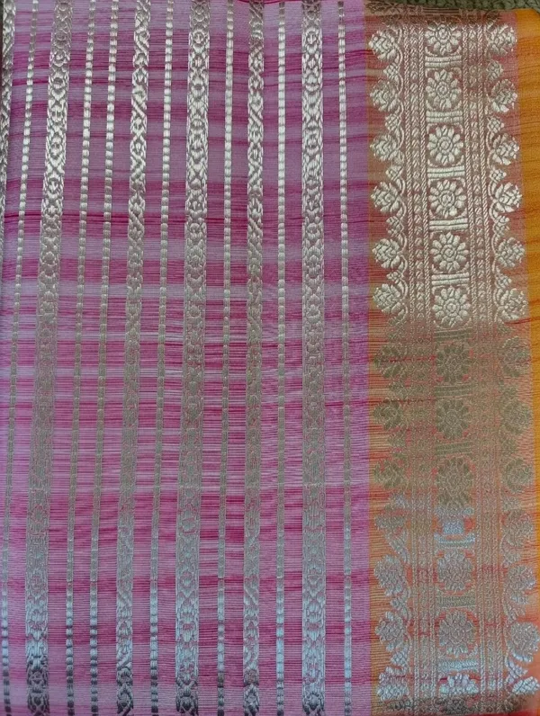 Pink_Cotton_Silk_Kavika_Lining_Design_Saree_For_Women