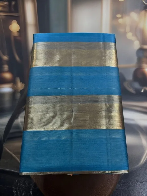 Blue_Silk_Plain_Lining_Design_Unstitched_Suit_For_Women