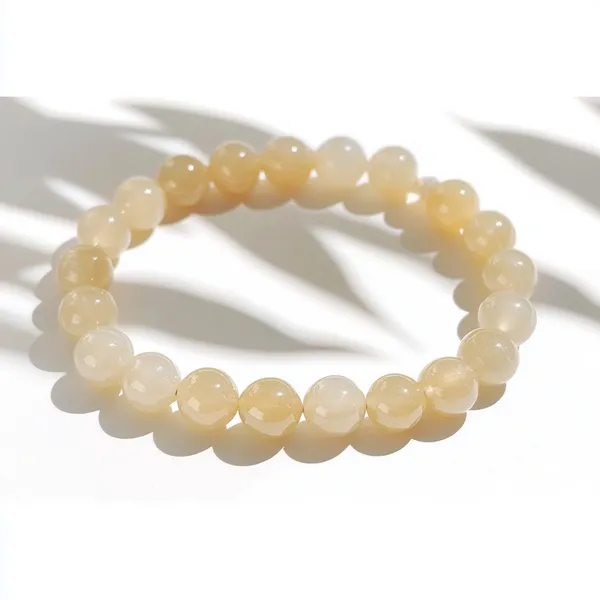 Clear_Yellow_Calcite_Crystal_Stone_Bracelet_