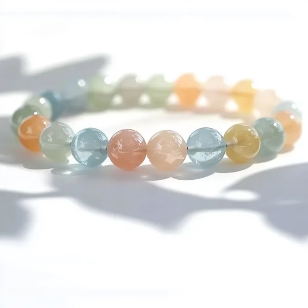 Peach_And_Blue_Morganite_Beryl_Aqua_Crystal_Stone_Bracelet
